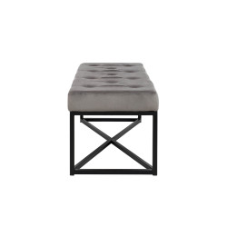 84089 KARE ława CROSSOVER 90x40 cm szara King Home