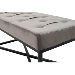 84089 KARE ława CROSSOVER 90x40 cm szara King Home