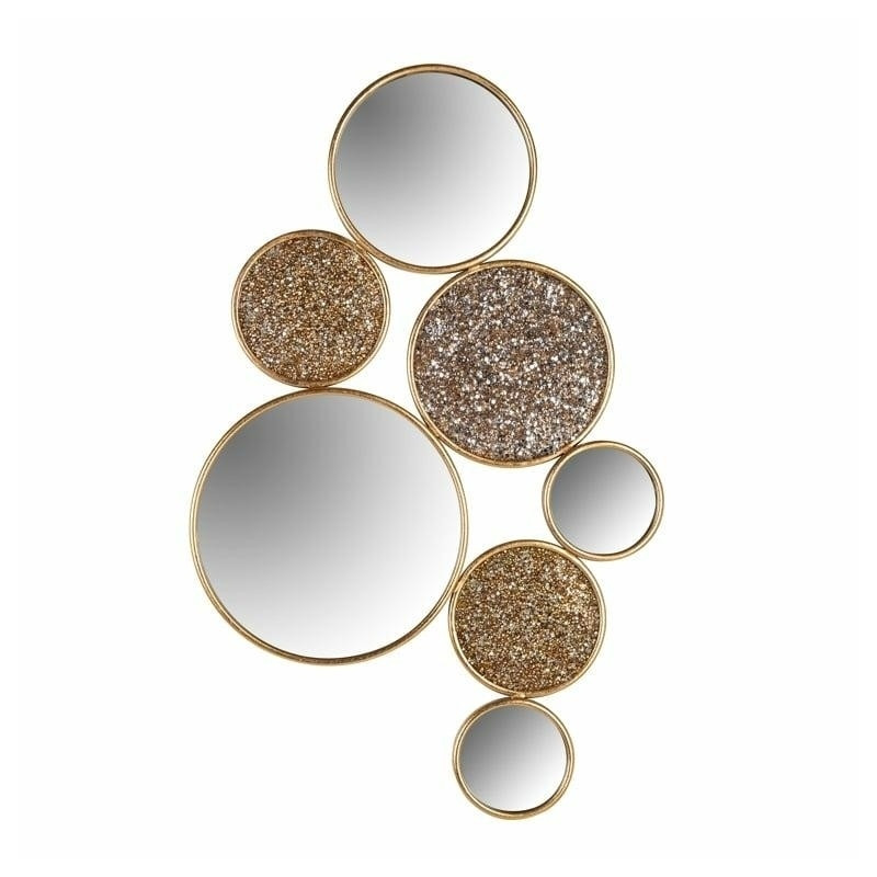 -MI-0066 RICHMOND lustro ścienne ISAIHA złote King Home