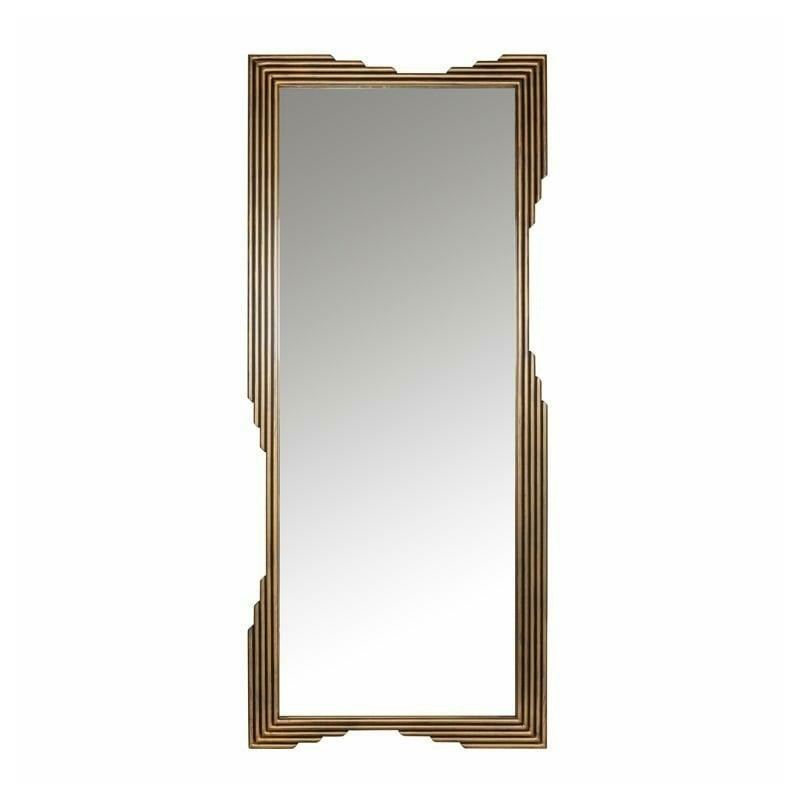 -MI-0085 RICHMOND lustro ścienne EVY - szczotkowane złoto King Home