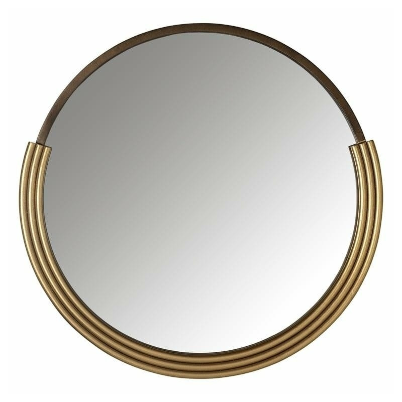 -MI-0077 RICHMOND lustro ścienne AFTON S - szczotkowane złoto King Home