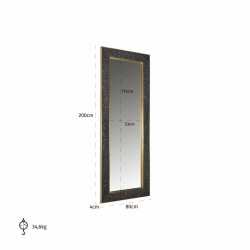 -MI-0086 RICHMOND lustro ścienne DAVEEN King Home