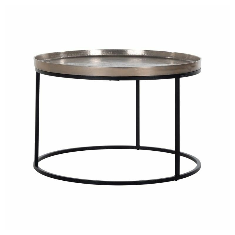 825030 RICHMOND stolik kawowy MILO 70 złoty King Home