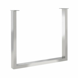 6061 SET LEGS RICHMOND podstawa do stołu U srebrna King Home