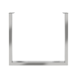 6061 SET LEGS RICHMOND podstawa do stołu U srebrna King Home