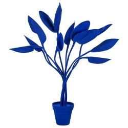 FLOWER.cobalt Dekoracja stojąca STRELICJA kwiat King Home