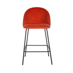 S4584 SAFFRON SEVEN RICHMOND krzesło barowe ALYSSA 65 - jasnoczerwone King Home