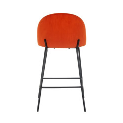 S4584 SAFFRON SEVEN RICHMOND krzesło barowe ALYSSA 65 - jasnoczerwone King Home
