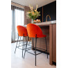 S4584 SAFFRON SEVEN RICHMOND krzesło barowe ALYSSA 65 - jasnoczerwone King Home