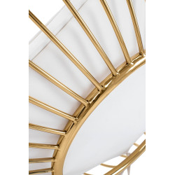 PH5994-1 Fotel wiszący GABBIA złoty / beżowy King Home