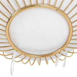 PH5994-1 Fotel wiszący GABBIA złoty / beżowy King Home