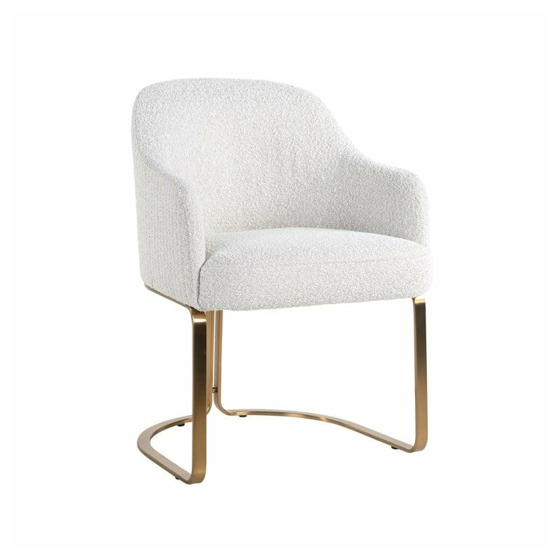 S4492 WHITE BOUCLÉ RICHMOND krzesło HADLEY BOUCLE - trudnopalne King Home