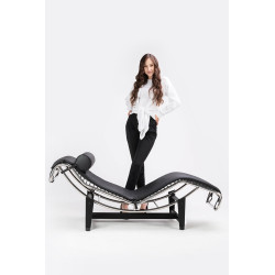 KH1501100100 Leżanka DIVANO czarna King Home