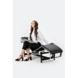 KH1501100100 Leżanka DIVANO czarna King Home