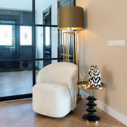 S4556 WHITE RICHMOND fotel obrotowy SOFIA biały King Home