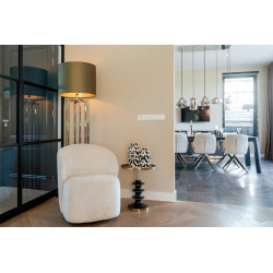 S4556 WHITE RICHMOND fotel obrotowy SOFIA biały King Home