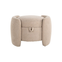 S4550 SAND FURRY RICHMOND pufa FENNA beżowa King Home