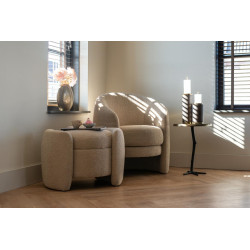 S4550 SAND FURRY RICHMOND pufa FENNA beżowa King Home