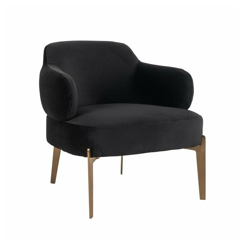 S4558 FR ANTRACIET RICHMOND fotel VENUS czarny - trudnopalny King Home