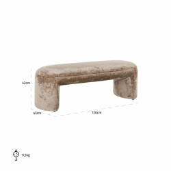 S4549 TAUPE CHENILLE RICHMOND pufa FARGO L taupe King Home