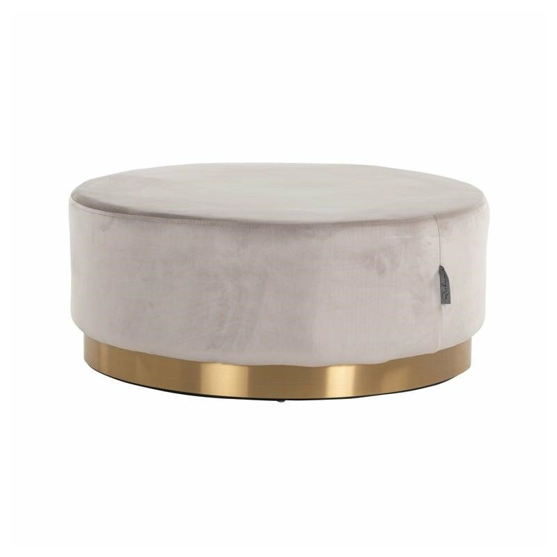 S4527 KHAKI VELVET RICHMOND pufa EMMY L beżowa King Home