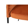 85679 KARE krzesło ALEXIA Velvet pomarańczowe King Home