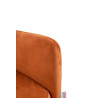 85679 KARE krzesło ALEXIA Velvet pomarańczowe King Home