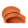 85679 KARE krzesło ALEXIA Velvet pomarańczowe King Home
