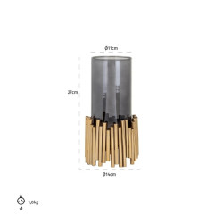 -WL-0078 RICHMOND świecznik LENNOX S złoty King Home