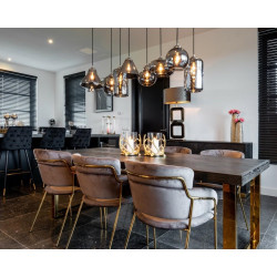 -WL-0052 RICHMOND świecznik HOLLY L złoty King Home