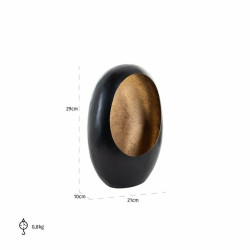 -KA-0135 RICHMOND świecznik CIVAN S czarny King Home