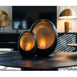 -KA-0135 RICHMOND świecznik CIVAN S czarny King Home