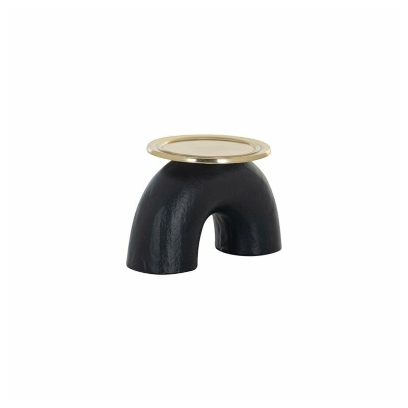 -KA-0177 RICHMOND świecznik FEMKE S czarno-złoty King Home