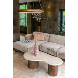 -KA-0189 RICHMOND świecznik ABBEY L różowy King Home