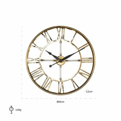 -KK-0058 RICHMOND zegar BRYSON złoty King Home