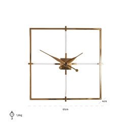 -KK-0079 RICHMOND zegar LAYLA złoty King Home