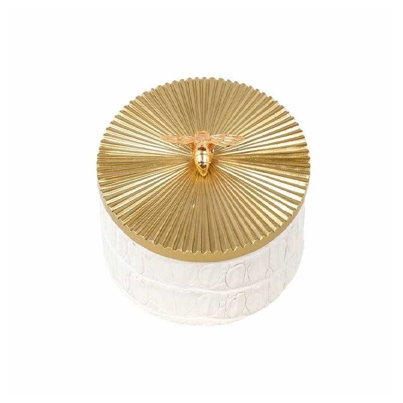 -JB-0024 RICHMOND pojemnik na biżuterię BEEZ S biały King Home