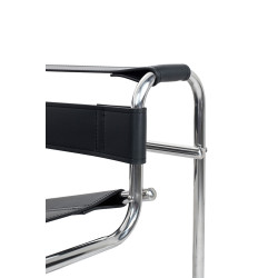 KH1501100203 Fotel IVAN czarny - ekoskóra King Home