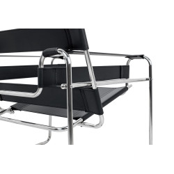 KH1501100203 Fotel IVAN czarny - ekoskóra King Home