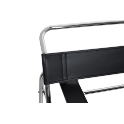 KH1501100203 Fotel IVAN czarny - ekoskóra King Home