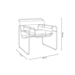 KH1501100203 Fotel IVAN czarny - ekoskóra King Home