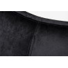 KH1501100187 Fotel EGG SZEROKI VELVET czarny.50 - welur, podstawa stal King Home