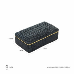 -JB-0023 RICHMOND pojemnik na biżuterię COBE L czarny King Home