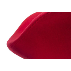 JH028.RED.17 Fotel SWAN WOOL PREMIUM czerwony - wełna, podstawa stal King Home