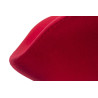 JH028.RED.17 Fotel SWAN WOOL PREMIUM czerwony - wełna, podstawa stal King Home