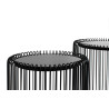 79578 KARE zestaw stolików kawowych WIRE 44 cm czarny King Home