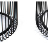 79578 KARE zestaw stolików kawowych WIRE 44 cm czarny King Home
