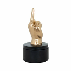 -JB-0017 RICHMOND pojemnik dekoracyjny JENTO czarno-złoty King Home