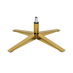 SKŁ000114 Noga i uchwyt fotel EGG SZEROKI GOLD - stal lakierowana na złoty połysk King Home