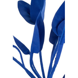 FLOWER.cobalt Dekoracja stojąca STRELICJA kwiat King Home